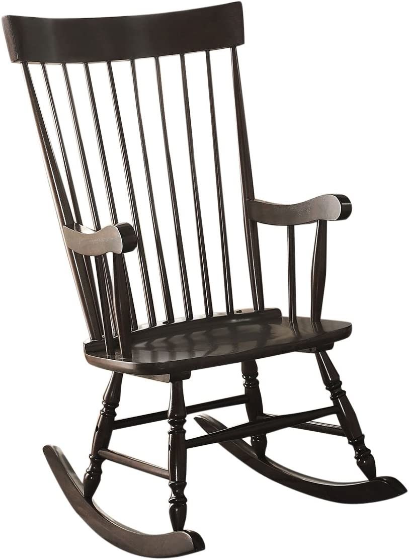 Acme Furniture Arlo Rocking Chair, Black, One Size - £178.54 GBP