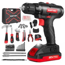 20V Max Cordless Power Drill Driver Kit &amp; Home Tool Kit, Max 310In.Lbs. ... - $77.99