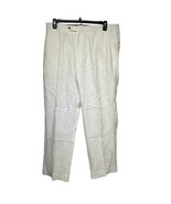 paul fredrick white 100% linen pants Size 39 - £23.34 GBP