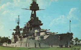 Battleship Texas CLOSE UP VIEW at San Jacinto, near Houston, Texas, Postcard H40 - £2.76 GBP