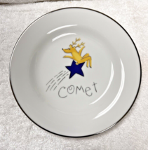 Reindeer by POTTERY BARN  Comet Salad Plate 8 1/2 Inches Never used - £19.33 GBP