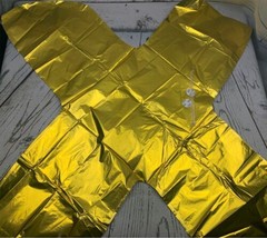 40 Inch Large Gold Letter X Balloons Big Size Jumbo Mylar Foil Helium Ba... - £11.39 GBP