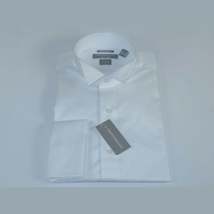 Men's Tuxedo Shirt Christopher Lena 100% Cotton Wrinkle Free C507KS0F White Wing image 3