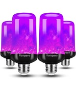 Hompavo 【Upgraded LED Flame Light Bulbs, Purple Flickering Light Bulbs with - €43,62 EUR