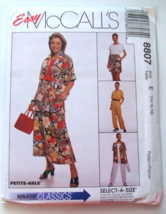 McCalls Pattern 8807 Size 14 16 18 Top Skirt Pants Shorts Uncut - $165.85 MXN