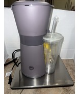 Mr Coffee Lavender Iced Coffee Maker Single Serve Reuseable Tumbler Filt... - $95.83 CAD
