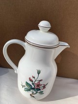 Villeroy and Boch Botanica China Pitcher/ Coffee Pot with Lid Menyanthes... - $69.29