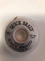 5 pack q-a-5 size a 0.025&quot; silver solder wick 5 ft quick braid - £16.99 GBP