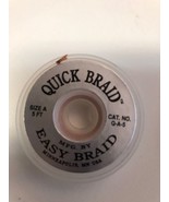 5 pack q-a-5 size a 0.025&quot; silver solder wick 5 ft quick braid - $406.22 MXN
