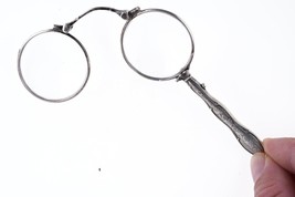 Antique 935 Sterling Lorgnettes folding spectacles - £176.00 GBP