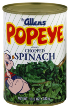 &quot;8-Pack Allen&#39;s Popeye Chopped Spinach - 14.5oz Cans&quot; - £18.87 GBP