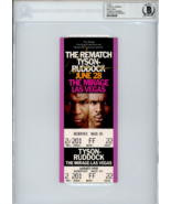 Mike Tyson Signed Authentic Ticket vs Ruddock 6/28/1991 Rematch COA BAS ... - £802.05 GBP