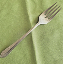  International Silver Plate Manhattan Pattern Salad Fork 6.75&quot; 1951 #43008 - £5.47 GBP