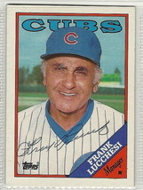 frank lucchesi signed autographed card 1988 topps - £7.50 GBP