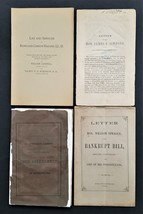 1800s LOT antique 4pc RHODE ISLAND history bankrupt bill civil govt hazzard  - £54.56 GBP