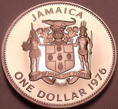 Rare Proof Jamaica 1976 Dollar~24,000 Minted~Prime Minister~ ng - £13.25 GBP
