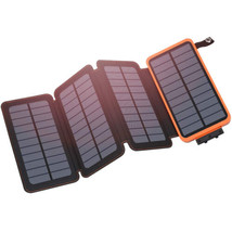 Solar Charger 25000mAh, Hiluckey Outdoor USB C Portable Power Bank with ... - £130.87 GBP