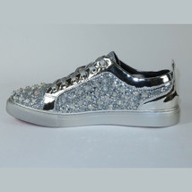 Mens Fancy Shoes By FIESSO AURELIO GARCIA, Spikes Rhine stones 2413 Silver image 5