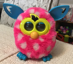 Tiger Electronics Furby Boom PINK POLKA DOTS Interactive Toy - TESTED &amp; ... - £21.77 GBP