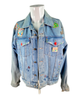 Wrangler Hero Jean Jacket Womans Small New With Tags Bingo Themed Style 21153 - $39.95