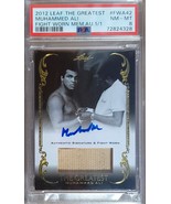 Muhammad Ali Fight worn victory knuckle Gauze Leaf Gold scythe signature  - $94,642,548.40 MXN