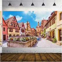 Bavarian Bash Backdrop: Extra Large Oktoberfest Street Scene Poster with... - $457.39 MXN