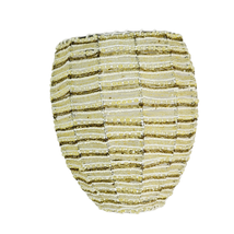 Beaded Wall Candle Sconce Beige Amber Votive Tealight 9 Inch Living Room Patio - £11.91 GBP