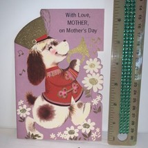 Vintage 1969 Mother’s Day Greeting Card Puppy Dog  - $4.94