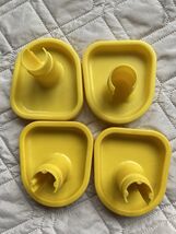 Discovery Toys Marbleworks  Run 4 Yellow Feet Replacement Part Pieces - $19.40 CAD