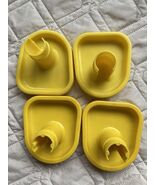 Discovery Toys Marbleworks  Run 4 Yellow Feet Replacement Part Pieces - $19.40 CAD