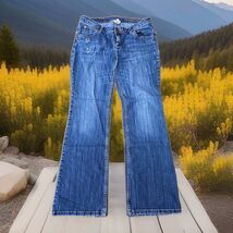 Arizona Jean Co Favorite Bootcut Jeans Womans Size 11 Distressed Western - $24.75