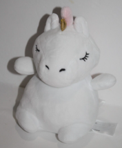 Animal Adventure Unicorn 7&quot; White Pink Plush Stuffed Soft Squeeze Toy 2021 43420 - £15.28 GBP