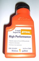 1 High Performance 2 cycle Engine Oil 2.6 oz MAKE 1 Gallon STIHL 0781-31... - $15.90