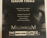 1999 Millennium Season Finale Print Ad Lance Henriksen TPA21 - £4.71 GBP