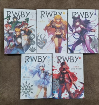    RWBY Official Manga Anthology Volume 1-5(END) Complete Set English Version - £86.00 GBP