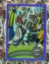 2011 Topps Chrome Purple Refractors Jets Football Card #121 Santonio Holmes /499 - £1.55 GBP