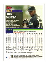 2000 Topps #284 Juan Guzman Tampa Bay Devil Rays - £1.57 GBP