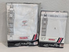 Big Ben Briefs Underwear And Tank Top Large Solid &amp; Ribbed Whitey Tighti... - $140.00