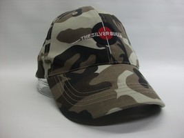 Coors Light Beer The Silver Bullet Camo Hat Camouflage Hook Loop Baseball Cap - £15.62 GBP