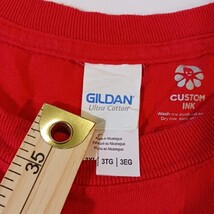 Gildan Ultra Cotton "Love TP JHS Cheer" Men's Red Short Sleeve T-Shirt Size 3XL image 4