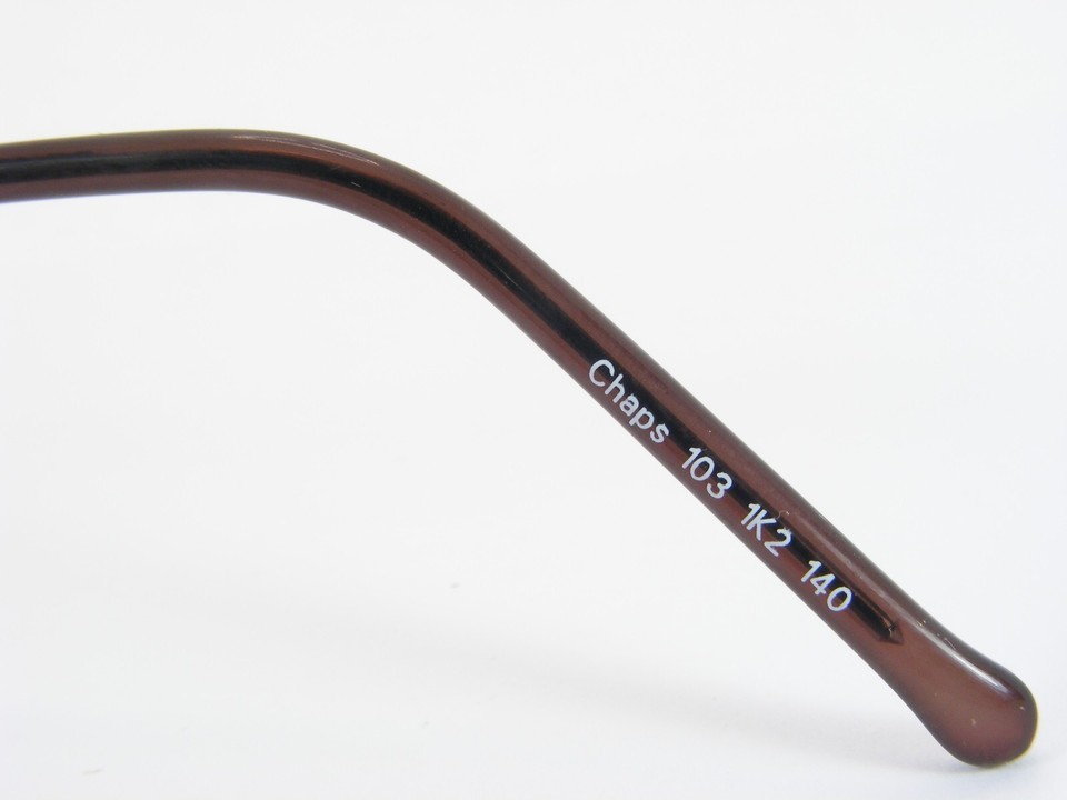 Vintage CHAPS Ralph Lauren 103 1K2 Dark Gunmetal EYEGLASSES GLASSES 46-21-140mm Item image 14