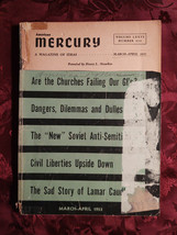 American Mercury March 1953 George Santayana Wilbert Snow - £4.52 GBP