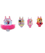 Disney Toddler Girls 1 Pc Swimsuits Frozen Doc Princess Minnie Various S... - £9.35 GBP