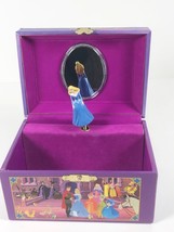 Disney Sleeping Beauty Aurora Spinning Vintage Jewelry Accessory Music Box  - $29.69