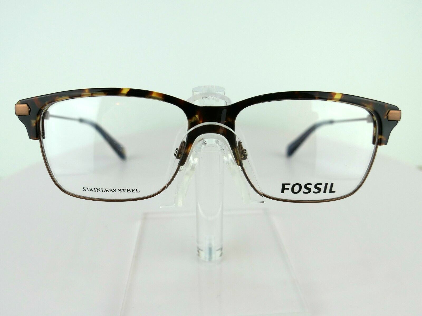 Fossil FOS 6056 (OIS) Matt Brown Havana 53 X 16 145 mm Eyeglass Frames - $28.50