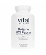 VITAL NUTRIENTS BETAINE HCI PEPSIN 225 CAPSULES 09/2026 - £23.22 GBP