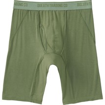 Duluth Trading Co Mens Dang Soft Extra Long Boxer Briefs in Rosemary 32803 - £23.95 GBP+