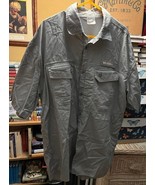 Reel Legends Shirt ~ Mens XL ~ Fishing Vented Short Sleeve ~ Gray - $19.48 CAD