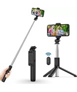 Selfie Stick with Bluetooth kit switch remote lightweight for iPhone &amp; S... - $21.72