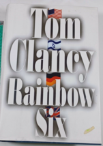 rainbow six by tom clancy 1998 hardback/dust jacket - £4.76 GBP